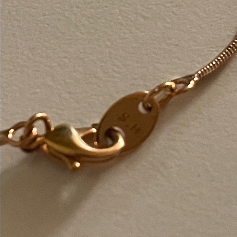 S. H gold tone metal bracelet - Picture 3 of 3